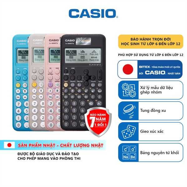 Máy Tính Casio FX 880BTG (1/10/40) 51.