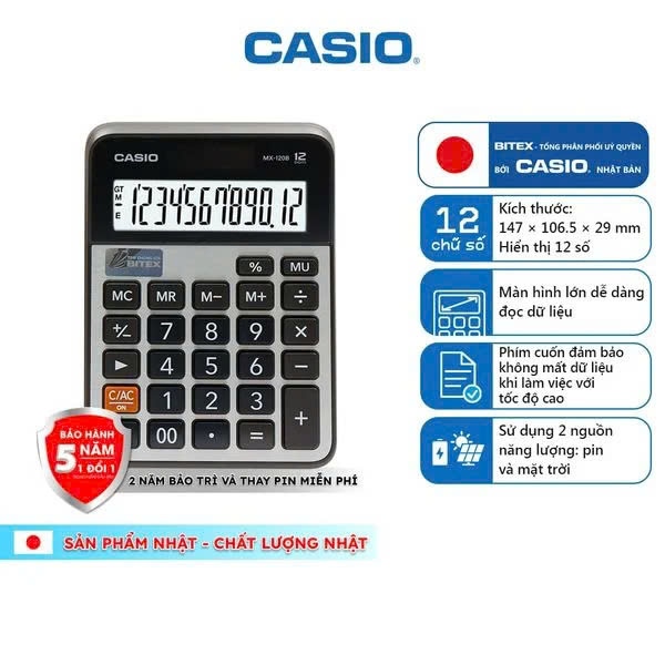 Máy tính CASIO MX120B