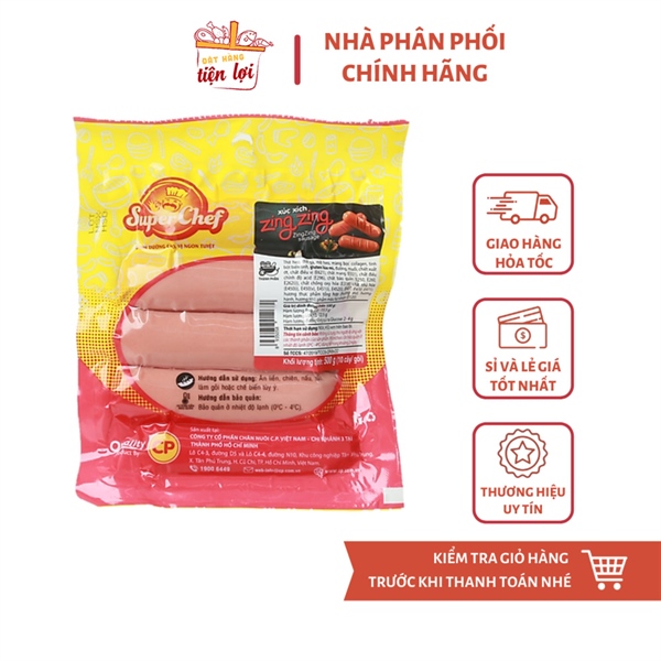Xúc xích Zing Zing CP 500gr