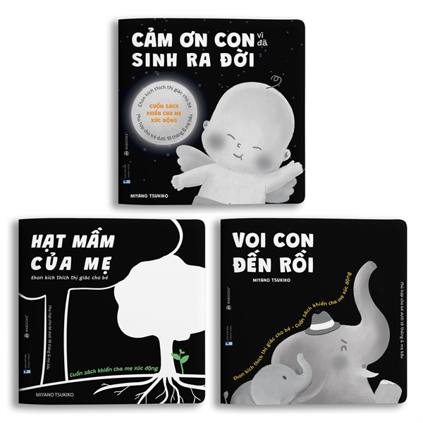 Bộ 3 cuốn sách ehon Cảm ơn con