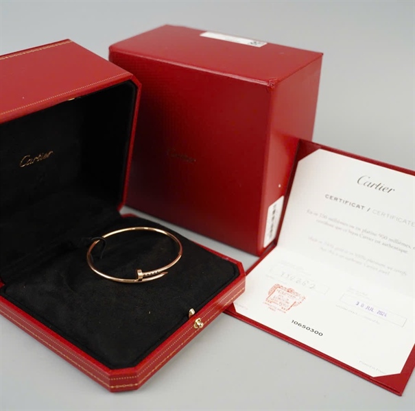 Vòng tay Cartier (YYD362) (A-T-Tag) có giấy kiểm định KG+