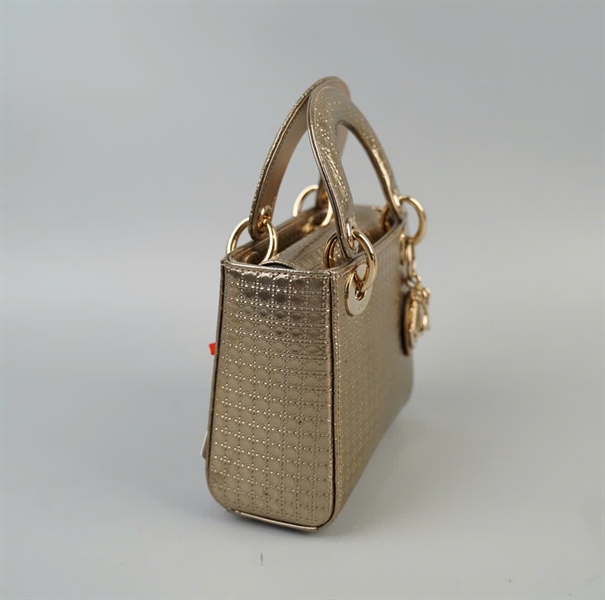 Túi Dior Lady vàng (15-BO-1106) szmini KG+