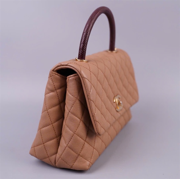 Túi Chanel Coco nude đậm (23937400) sz28 KG+