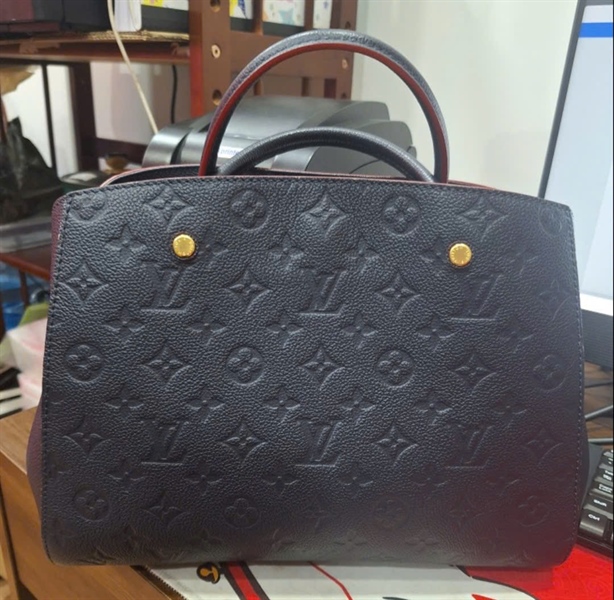 Túi LV Montaigne hoa xanh (TJ3129) kèm ổ+ 2 chìa sz30 +