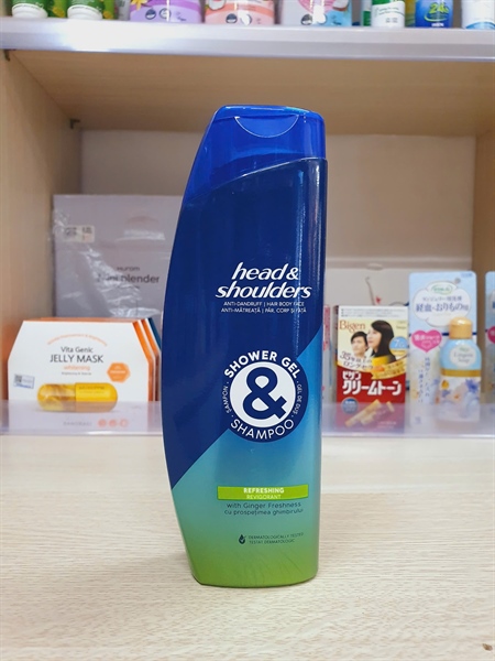 Tắm gội Head&Shouder 3in1 Đức 360ml/ Fresh