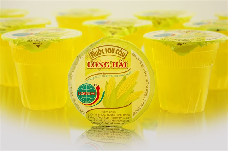 Thạch rau câu Long Hải lốc 5 cốc vị ngô