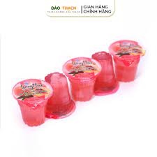 Thạch rau câu Long Hải lốc 5 cốc vị đào