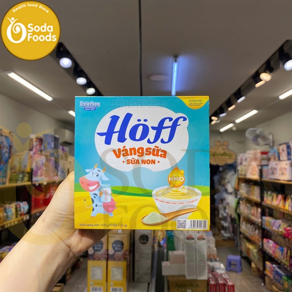 Váng sữa Hoff 6m+ 55gx4h -sữa non