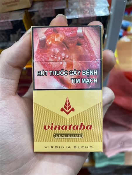 Thuốc lá vinataba demi slims (vàng) ✓