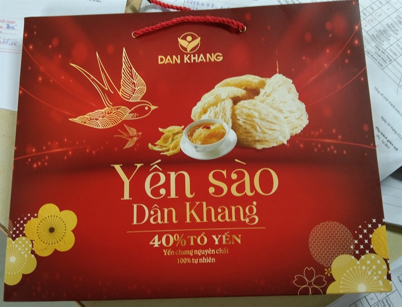 Túi đựng Hộp 6 lọ Yến sào Dân Khang