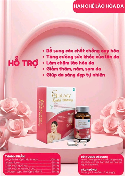 Ginlady Revital Whitening (Lọ 30 viên) - Abipha