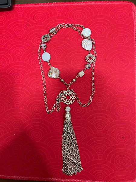 Dây Chuyền Ngọc trai bạc +