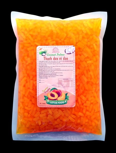 Thạch dừa vị đào Bibi 1,5kg