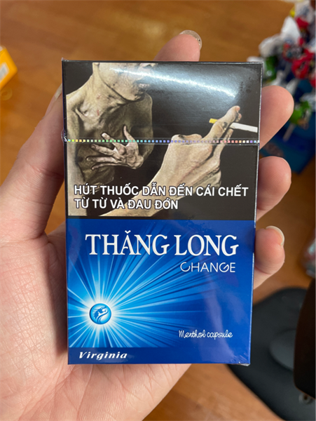 Thuốc lá Thăng Long bấm (bạc hà) ✓