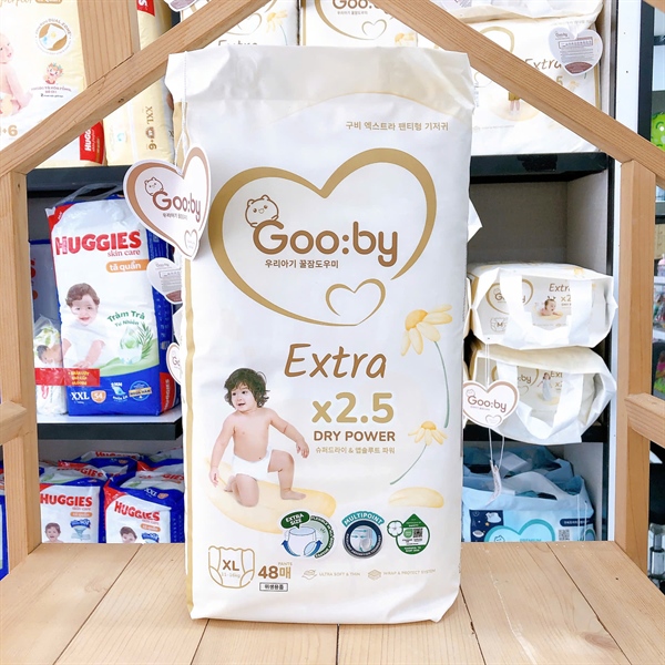 Tã quần ngày Gooby Extra XL 48 Miếng