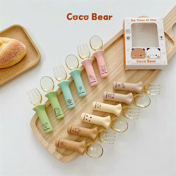 Set thìa nĩa Cocobear