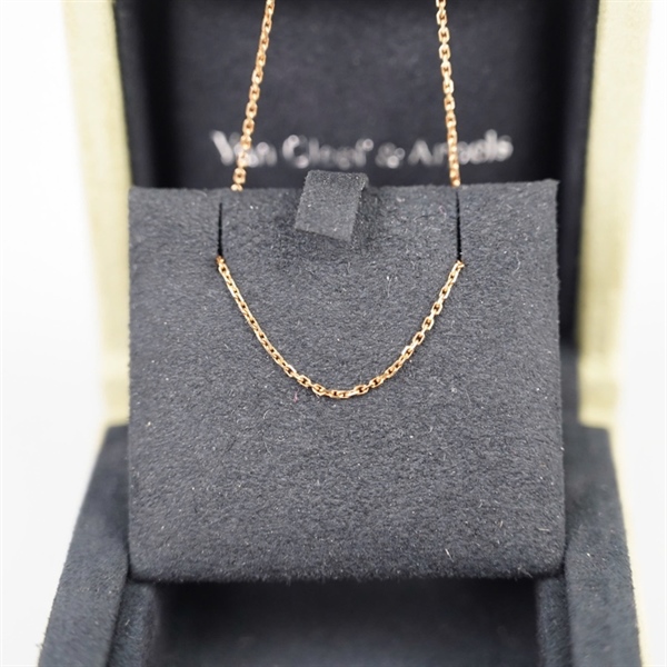 Dây chuyền Van Cleef hoa trắng JE579234 (HC)+