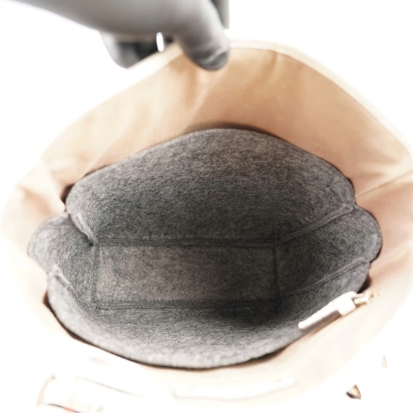 Túi Celine tote trắng có lót form sz27 KG+