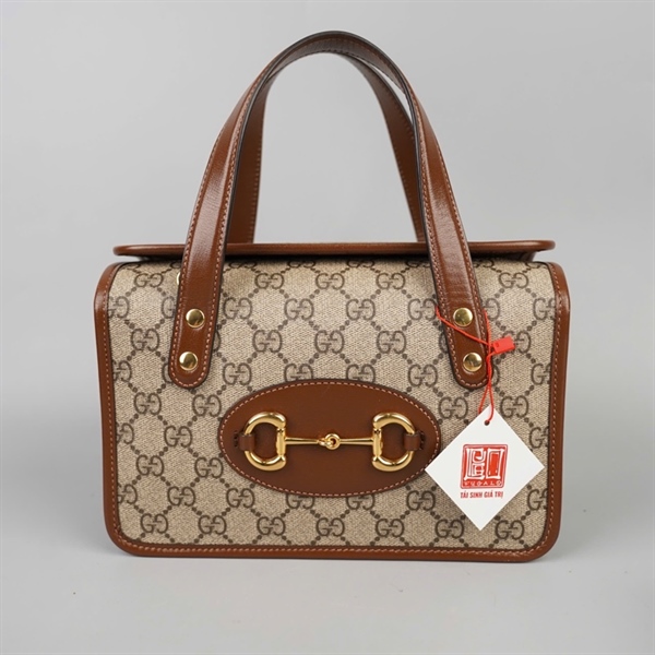 Túi GG handle 1955 xám (645453486628) sz23 +