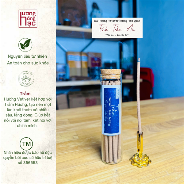 BST Hương Vetiver, Hương thư giãn "Trầm" Vetiver kết hợp trầm hương