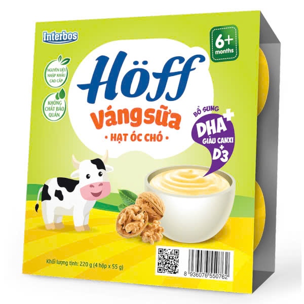Váng sữa hạt óc chó Hoff 6M+