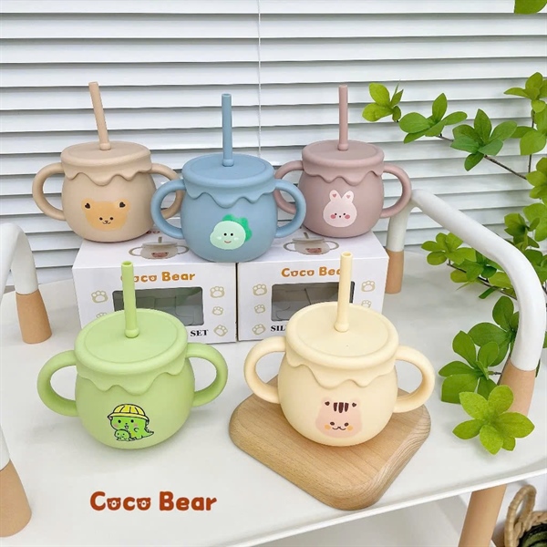 Cốc tập hút Silicone Cocobear