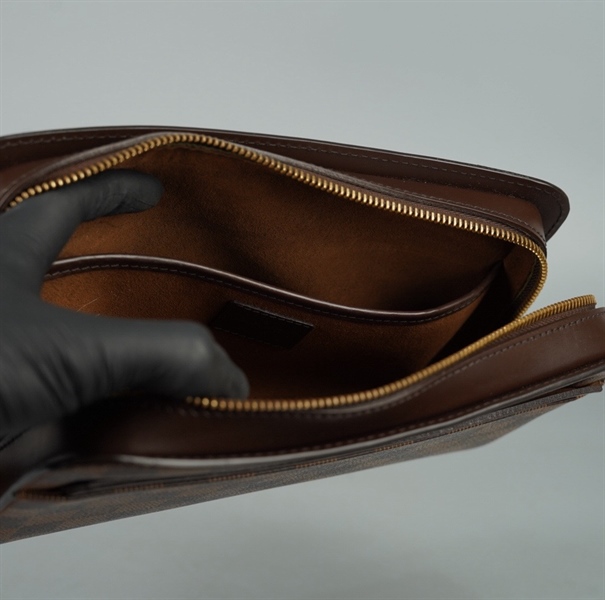 Túi LV Clutch ô vuông nâu (FL1013) sz24 (LT) KG+