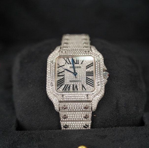 Đồng hồ Cartier bạc (765536YX) sz36 (HC) KG+