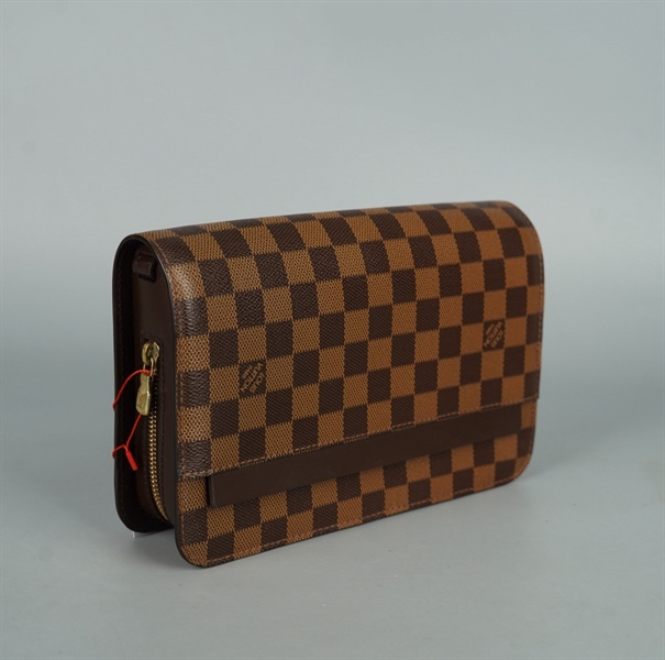 Túi LV Clutch ô vuông nâu (FL1013) sz24 (LT) KG+