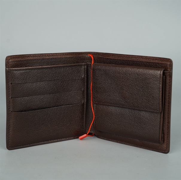 Ví LV ô vuông nâu gập 2 (LT) KG+