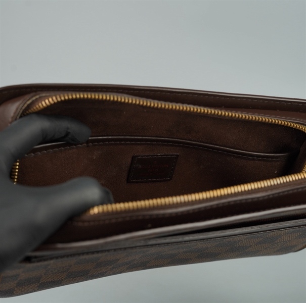 Túi LV Clutch ô vuông nâu (SN0058) sz24 (LT) KG+