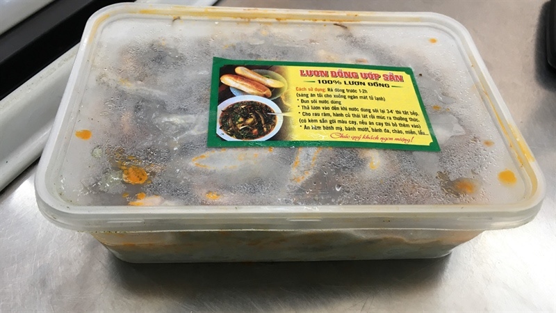 Lươn đồng ướp sẵn