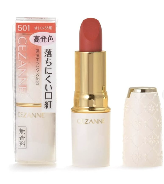 CEZANNE - Lasting Lip Color N 3.9g, 501 ĐỎ CAM