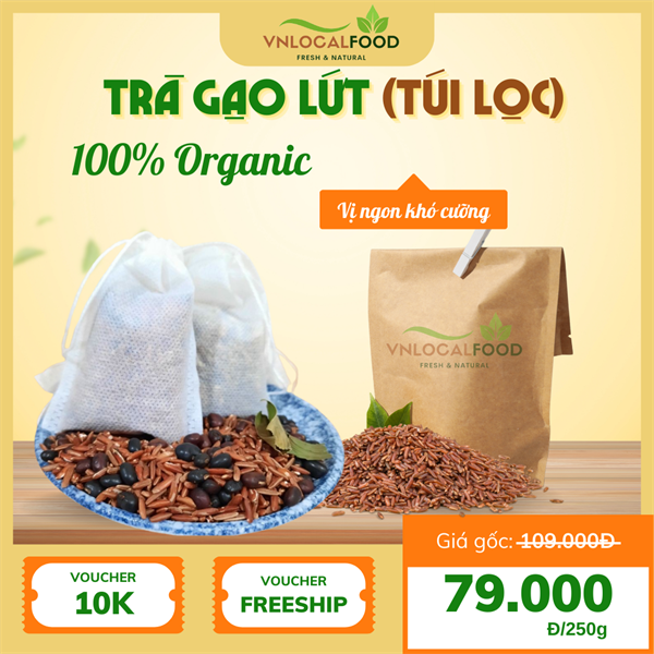Trà gạo lứt (túi lọc)