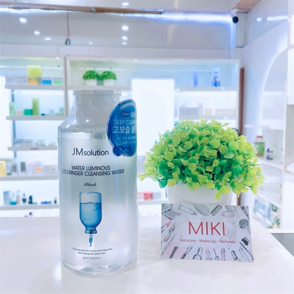 Nước tẩy Trang Jm Solution SOS ringer black 500ml làm sạch cấp ẩm - Da nhạy cảm