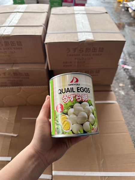 Trứng cút đóng hộp