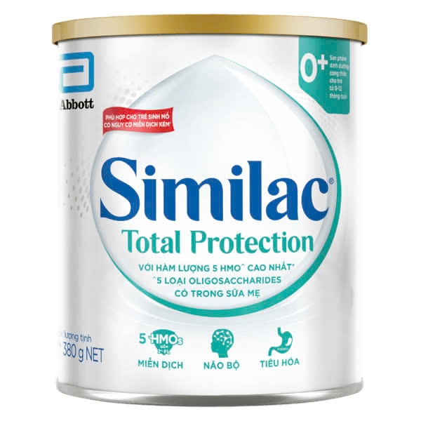 Sữa Similac Trắng 0M+ - 380g Toàn diện SM