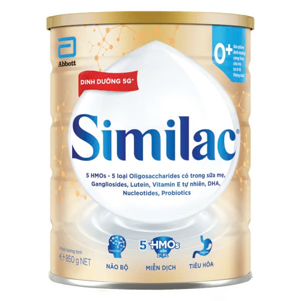 Sữa Similac vàng 0M+ - 800g Toàn diện