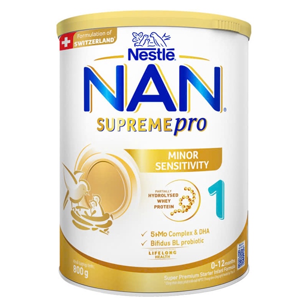 SữaTP Nan Supreme Pro 0M+ Số 1 800g