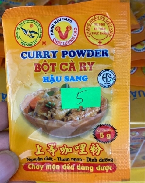 Bột cà ry hậu sang