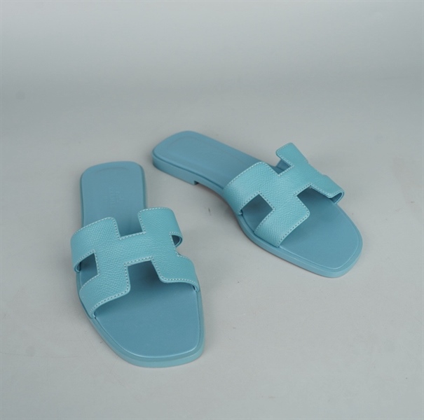 Dép Hermes xanh sz36 KG+
