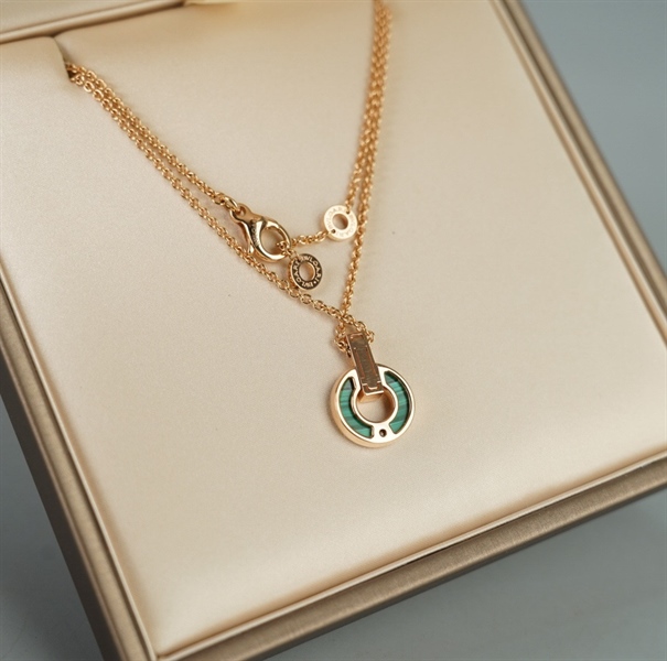 Dây chuyền Bvlgari xanh KG+