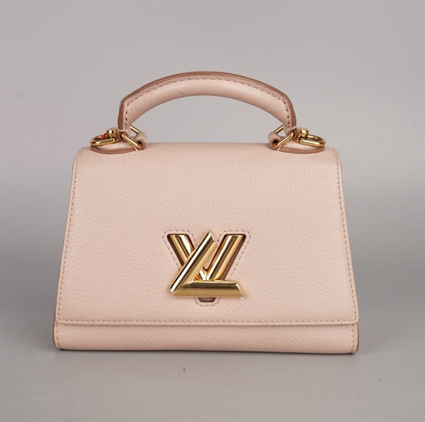 Túi LV twist trắng sz mini +