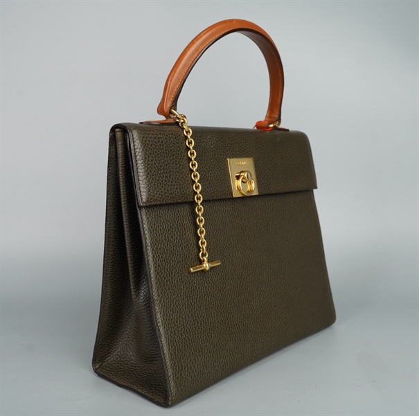 Túi Celine xám xanh sz27 KG+