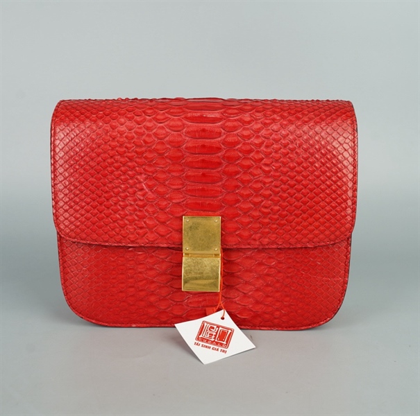 Túi Celine Classic Box đỏ ( U-CE-0123) sz23 KG+