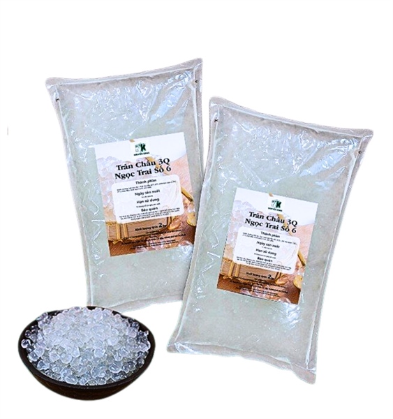 Thạch Trân châu Ngọc trai 3Q Nguyên Khoa trắng 2kg