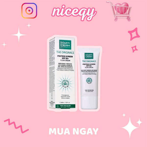 Kem chống nắng phổ rộng MTD Proteos Screen SPF50+