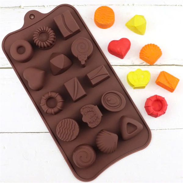 Khuôn silicon 15 viên socola
