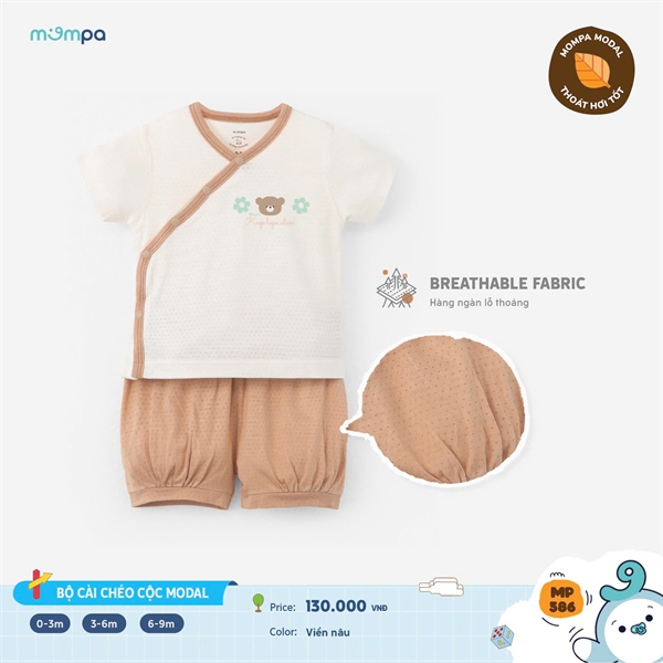 MP586 - 3M/9M Bộ cộc cài chéo viền