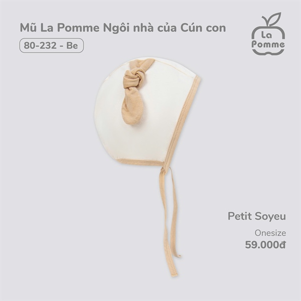 0232 - Mũ La Pomme Ngôi nhà của Cún con